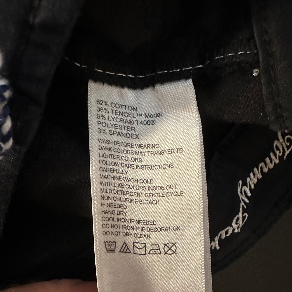 Tommy Bahama Boracay Pants NWT Women 2 (27x28) Black High Rise Ankle $128 - Picture 10 of 13
